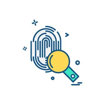 Cyber security icon design vector Illustrazione stock