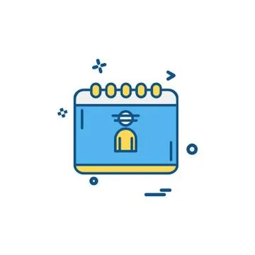 Cyber security icon design vector Illustrazione stock