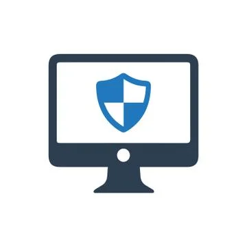 Cyber Security Icon Stock Illustration