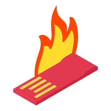 Cyber security icon, isometric style Illustrazione stock