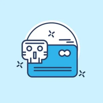 Cyber security icon with light blue background vector 스톡 일러스트
