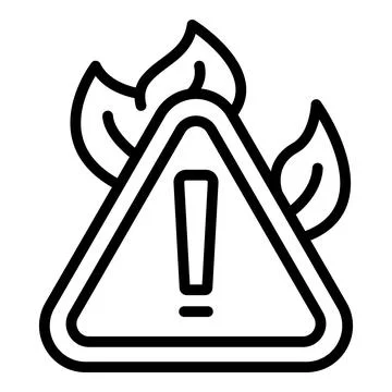 Cyber security icon outline vector. Stop secure Stock Illustration