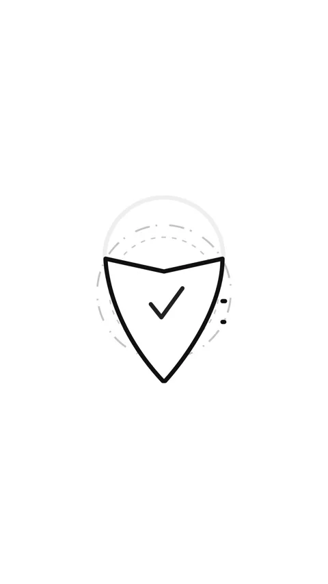 Cyber Security Icons Loop Stock Footage 334090140