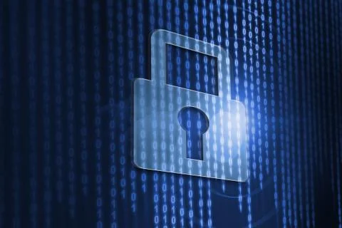 Cyber security Illustrazione stock