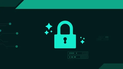 Cyber security for information and data advance against cyber threats Stock Footage 306000097