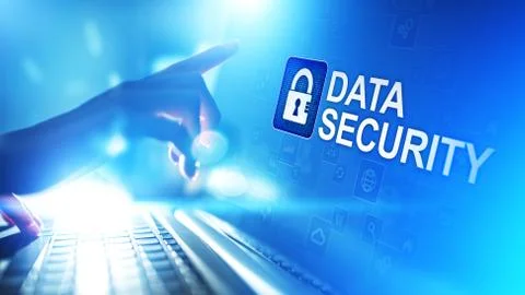 Cyber security, Information privacy, Data protection. Internet and technology 库存照片