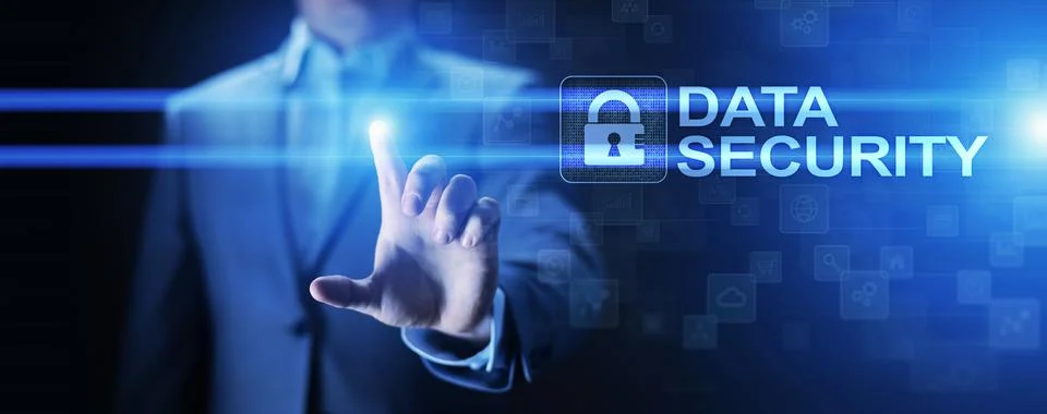 Cyber security, Information privacy, Data protection. Internet and technology Stock-Fotos
