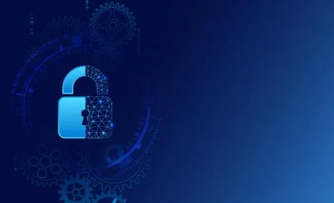 Cyber security internet and networking concept. Abstract circuit board. イラスト素材