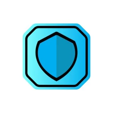 Cyber security logo icon graphic Stock Illustration