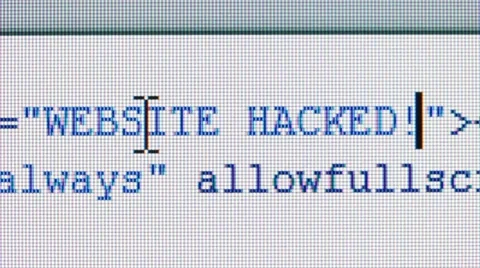 Cyber Security Malicious Website Hacking Stock Footage 46431963