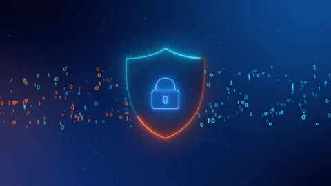 Cyber security malware harmful data and internet security concept. Stock Footage 250467240