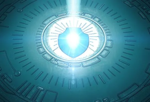 Cyber Security MJ01 Illustrazione stock