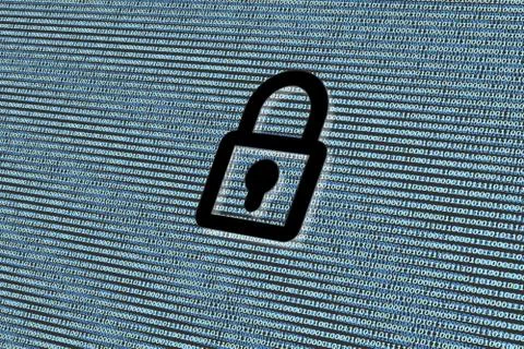 Cyber security network concept 스톡 사진