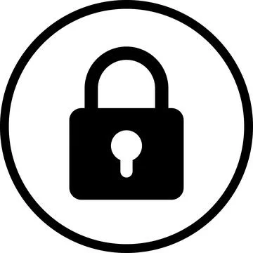 Cyber security network. Data protection icon. Digital padlock on internet Stock Illustration