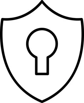 Cyber security network. Data protection icon. Digital padlock on internet Stock Illustration