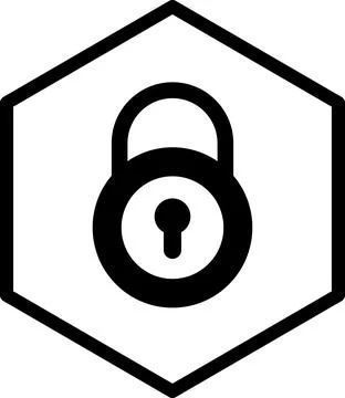 Cyber security network. Data protection icon. Digital padlock on internet Stock Illustration