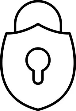 Cyber security network. Data protection icon. Digital padlock on internet Stock Illustration