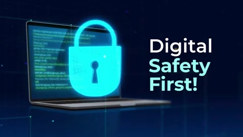 Cyber Security Network Technology Background Animation Stock Footage 336265342