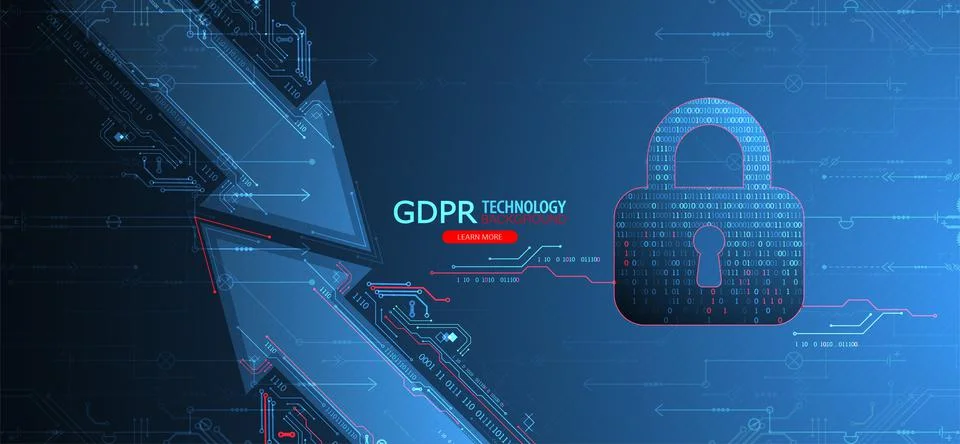 Cyber security or network protection.  System privacy. Illustration