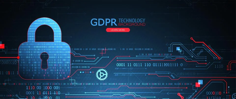 Cyber security or network protection.  System privacy. Illustration