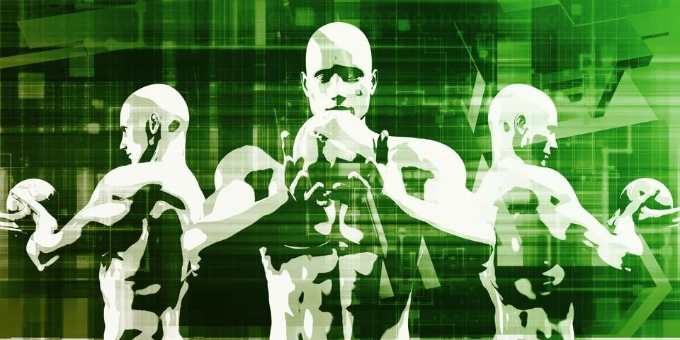 Cyber Security Professional Illustration