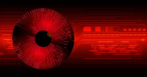 Cyber Security Red Stock Footage 107871521