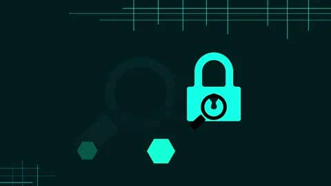 Cyber security safety for information and data against cyber threats Stock Footage 306000104