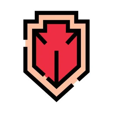 Cyber security shield protecting network data privacy Illustrazione stock