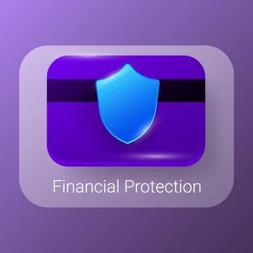 Cyber Security Shield Protection Digital Interface Concept イラスト素材