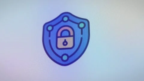 Cyber-security Sign In Computer Screen Window Stock Footage 330444834