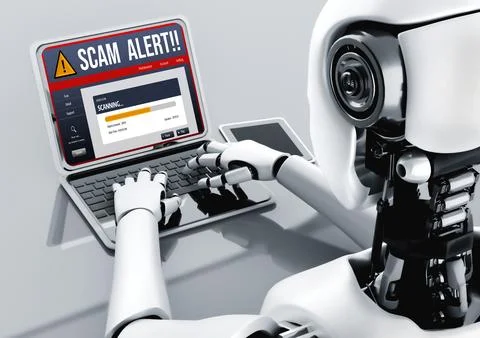 Cyber security software show alert of cyber attack for protection snugly Stock Illustration