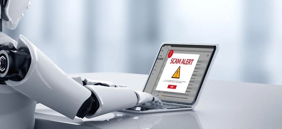 Cyber security software show alert of cyber attack for protection snugly Stock Illustration