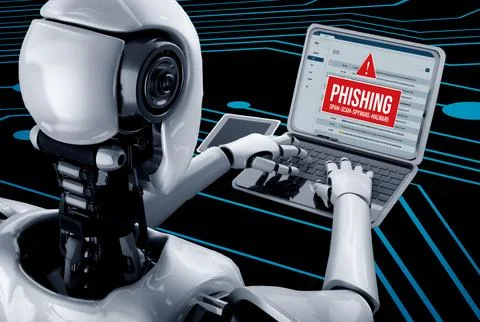 Cyber security software show alert of cyber attack for protection snugly Stock Illustration