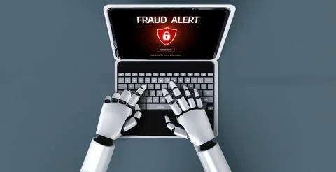 Cyber security software show alert of cyber attack for protection snugly Stock Illustration
