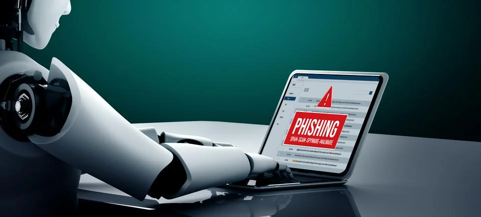 Cyber security software show alert of cyber attack for protection snugly Stock Illustration