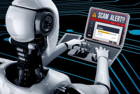 Cyber security software show alert of cyber attack for protection snugly Stock Illustration