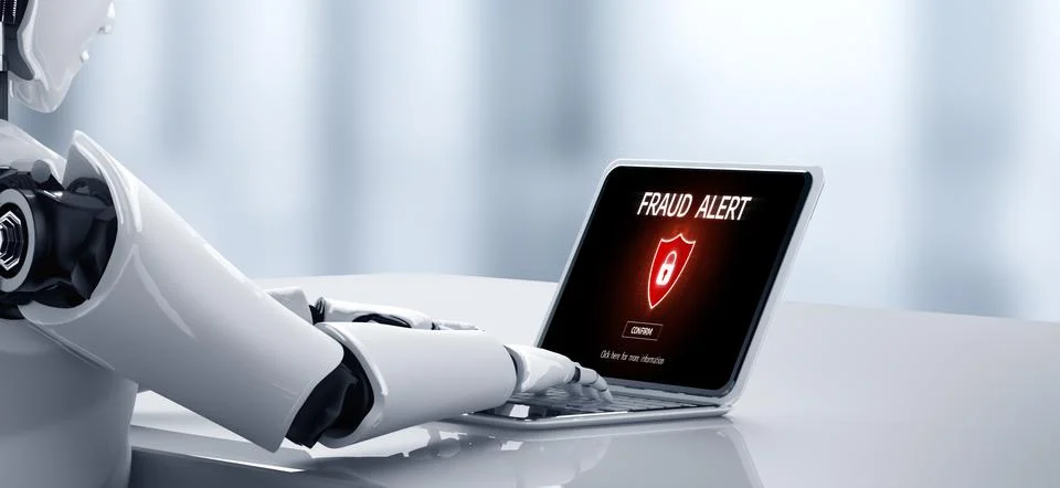 Cyber security software show alert of cyber attack for protection snugly Stock Illustration