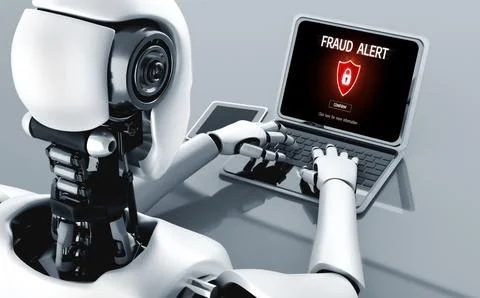 Cyber security software show alert of cyber attack for protection snugly Illustrazione stock