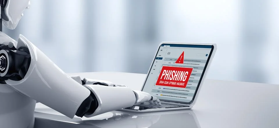 Cyber security software show alert of cyber attack for protection snugly Stock Illustration