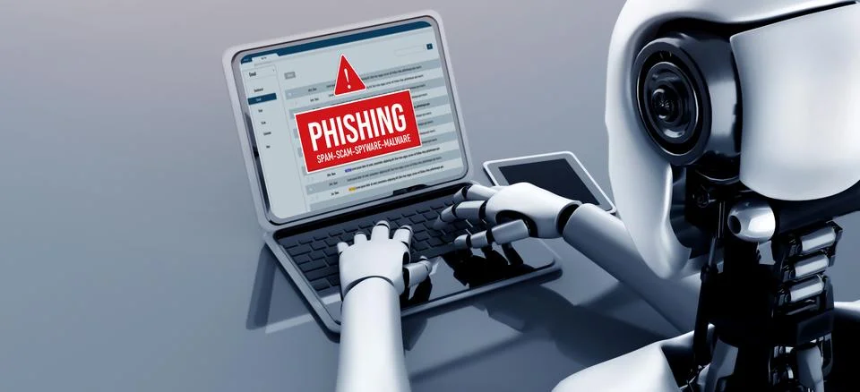 Cyber security software show alert of cyber attack for protection snugly Stock Illustration