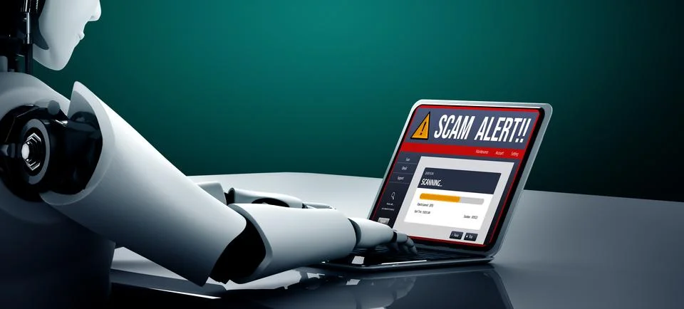 Cyber security software show alert of cyber attack for protection snugly Illustrazione stock