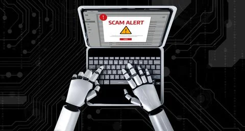 Cyber security software show alert of cyber attack for protection snugly Stock Illustration