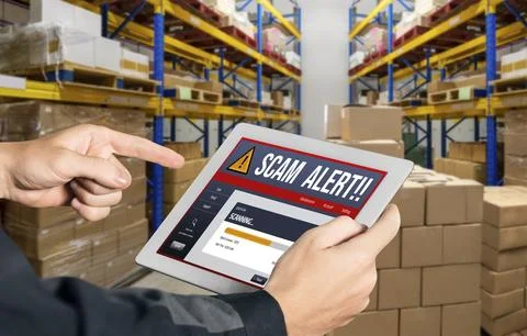 Cyber security software show alert of cyber attack for protection snugly Fotos Stock