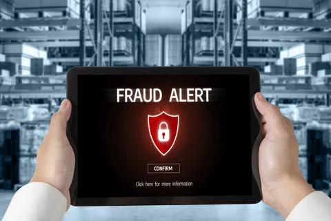 Cyber security software show alert of cyber attack for protection snugly Fotos Stock