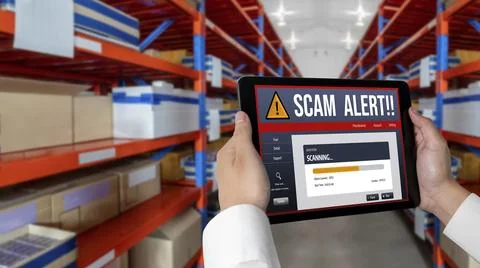 Cyber security software show alert of cyber attack for protection snugly Fotos Stock