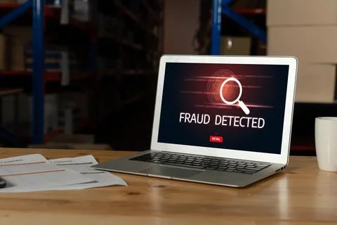 Cyber security software show alert of cyber attack for protection snugly Fotos Stock