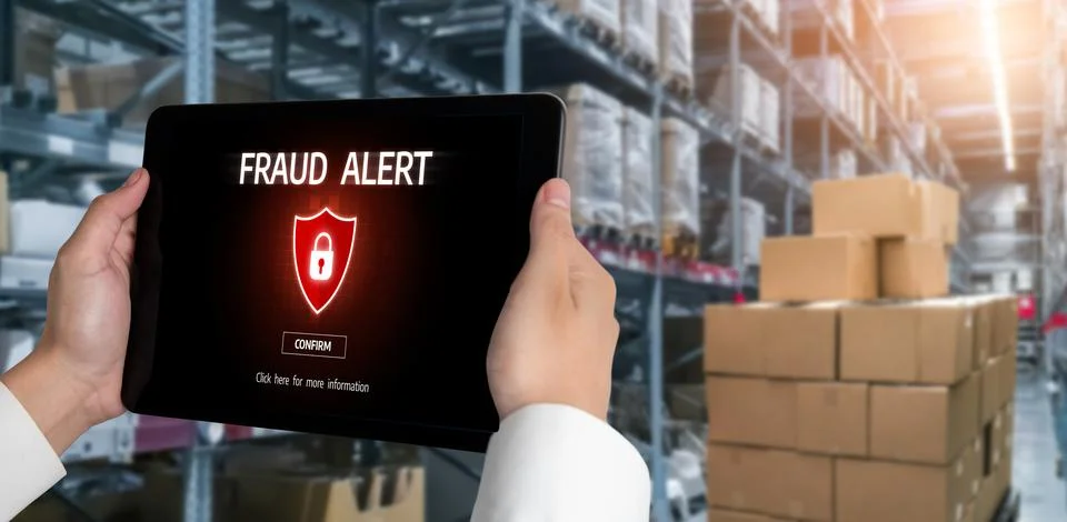 Cyber security software show alert of cyber attack for protection snugly Fotos Stock