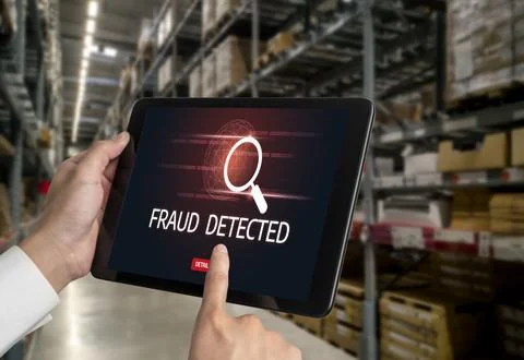 Cyber security software show alert of cyber attack for protection snugly Stock Photos