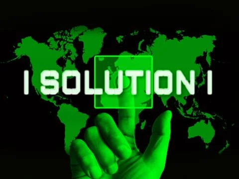 Cyber Security Solutions Threat Solved 3d Illustration 库存插图