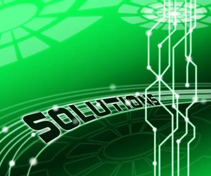 Cyber Security Solutions Threat Solved 3d Illustration Stockillustratie